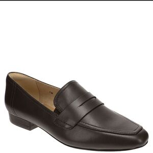 Vaneli Fallon women’s leather Classic Brown penny Loafers 11 Wide NEW TAGS BOX